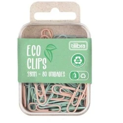 Clips Eco Clip Colorido 28mm Tilibra