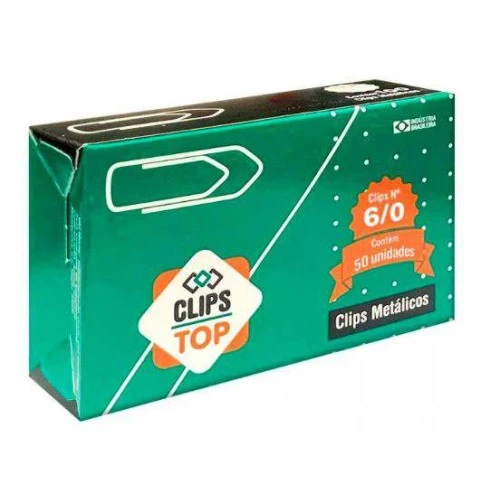 Clips Galvanizado 6/0 Contém 50 Unidades - News