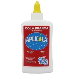 Cola Escolar Branca 90g Aplicola