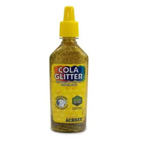 Cola Glitter Ouro Acrilex