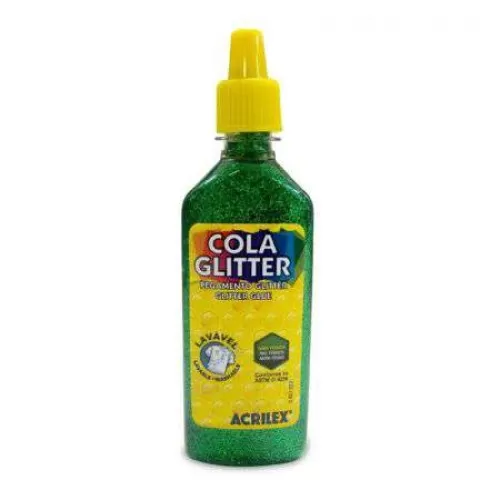 Cola Glitter Verde Acrilex