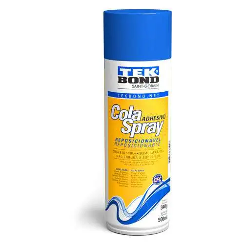 Cola Spray Removível TEK BOND