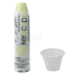 Copo Plástico Transparente 150ml - Kerocopo