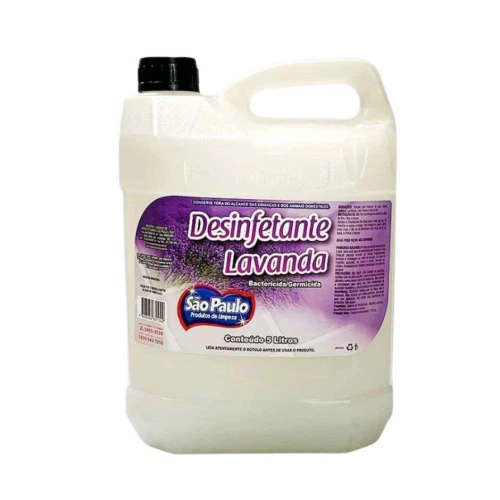 Desinfetante São Paulo Lavanda 5 Litros Desinfetante São Paulo Lavanda 5 Litros