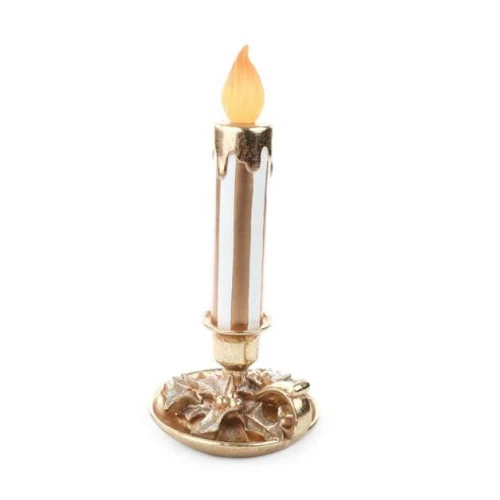 Enfeite Vela Eletrônica Cromus Ouro 37,5cm (Ref. 1091542)