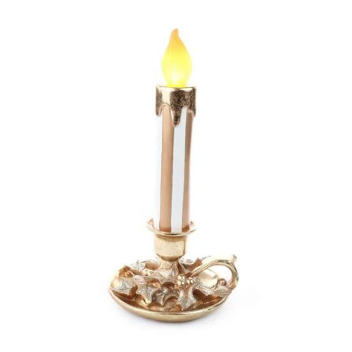 Enfeite Vela Eletrônica Cromus Ouro 37,5cm (Ref. 1091542)