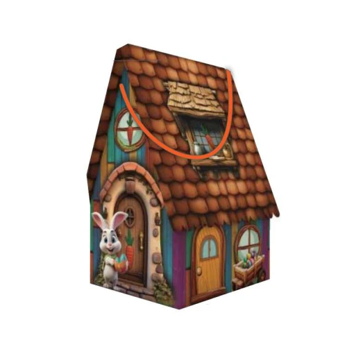 Enfeite Páscoa Caixa Casa do Coelho - Da Cruz