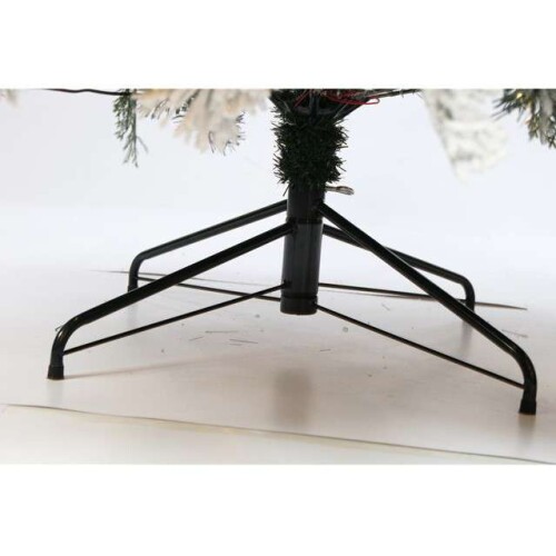 Enfeite de Natal Árvore Santorini Nevada 210cm Cromus com Pisca