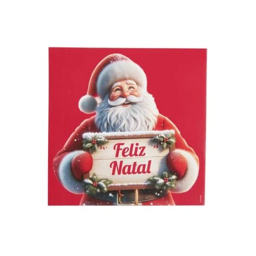 Enfeite de Natal Guardanapo Decorado 32,5 × 32,5 cm (Pacote c/20)  Cromus