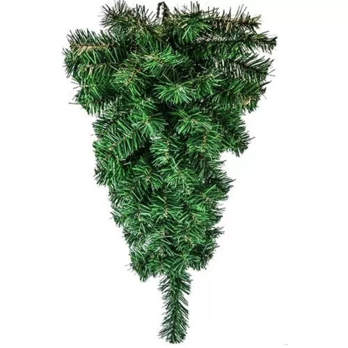 Enfeite de Natal Guirlanda Pingente Ramificada Verde - 35 á 55cm
