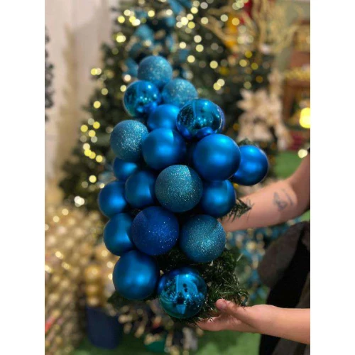 Enfeite de Natal Guirlanda Pingente Ramificada Verde - Com Decoração Sortida - Consultar Disponibilidade Enfeite de Natal Guirlanda Pingente Ramificada Verde - Com Decoração Sortida - Consultar Disponibilidade