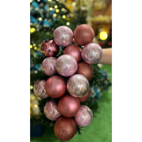 Enfeite de Natal Guirlanda Pingente Ramificada Verde - Com Decoração Sortida - Consultar Disponibilidade Enfeite de Natal Guirlanda Pingente Ramificada Verde - Com Decoração Sortida - Consultar Disponibilidade