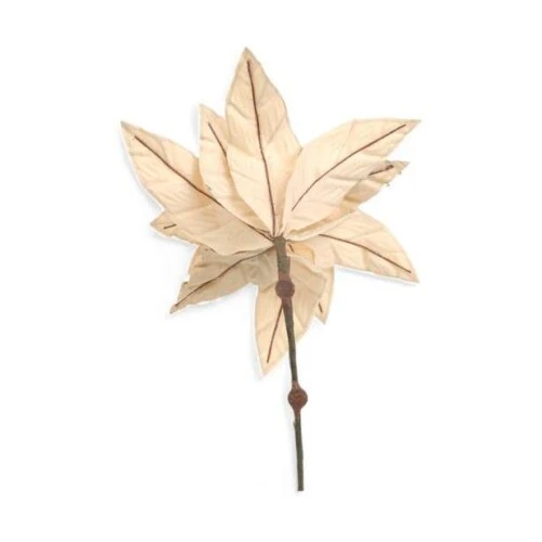 Enfeite de Natal  Haste Flor Dourada 45cm Cromus (Ref. 1058128)