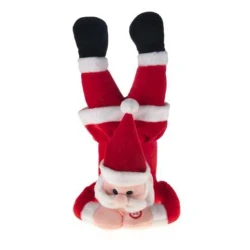 Enfeite de Natal Papai Noel Animado Branco e Vermelho 15 cm Cromus