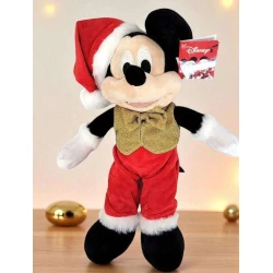 Enfeite de Natal Pelúcia Mickey com Chapéu Natalino 45cm Cromus Disney