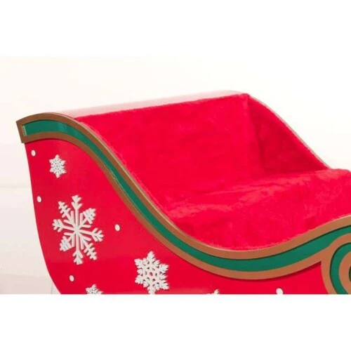 Enfeite de Natal Treno Natalino Grande em Madeira com  1 Lugar  77x180cm