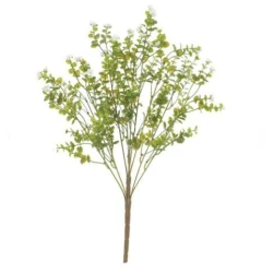 Enfeite de Páscoa Buque Mini Flores Branca 56,5cm Cromus