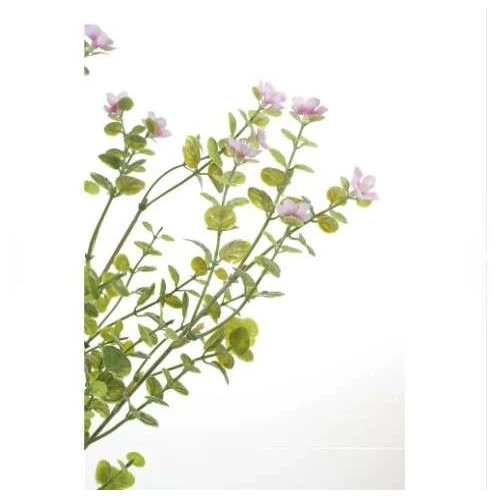 Enfeite de Páscoa Buque Mini Flores Rosa 56,5cm Cromus