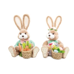 Enfeite de Páscoa Coelho Sentado  Cromus