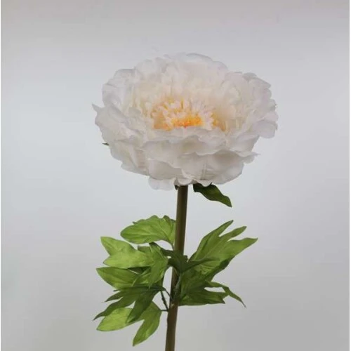 Enfeite de Páscoa Flor Peônia Branca 135cm Cromus