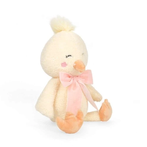 Enfeite de Páscoa Pato Pelúcia Amarelo 27cm  Cromus