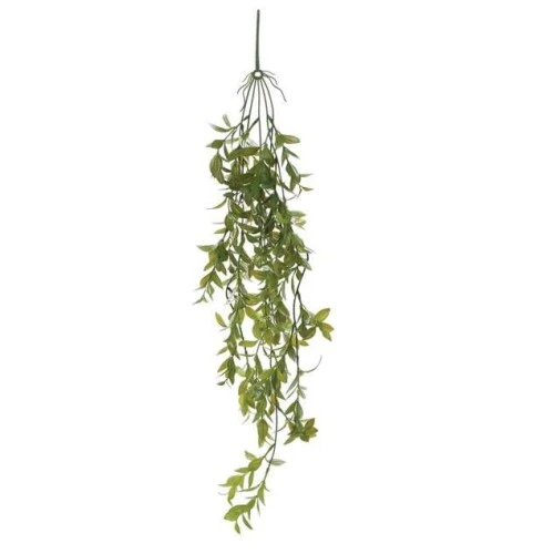 Enfeite de Páscoa Pendente Samambaia Verde 76cm  Cromus
