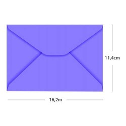 Envelope 114X162 Carta - Lilás c/10 - Scrity