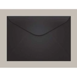 Envelope 114X162 Carta - Preto c/10 - Scrity