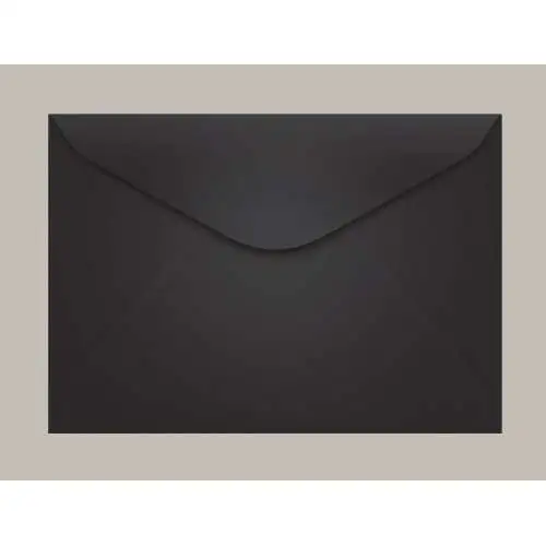 Envelope 114X162 Carta - Preto c/10 - Scrity