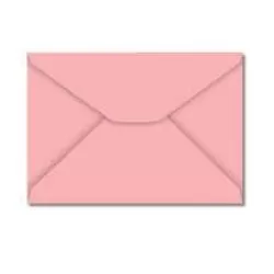 Envelope 162X235 Carta Rosa Claro c/10 - Scrity