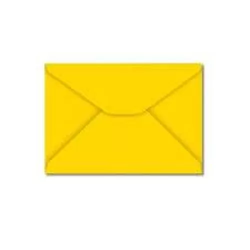Envelope 160X235 Carta - Amarelo c/10 - Scrity