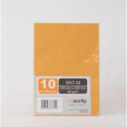 Envelope Ouro c/10 - 229X324 Scrity