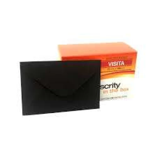 Envelope Preto 72X108 Visita c/100 - Scrity