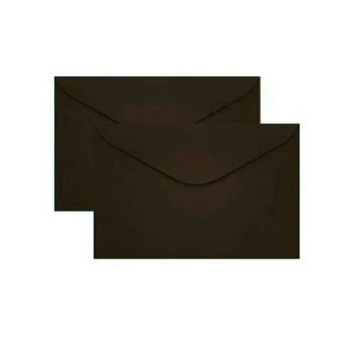 Envelope Scrity 72X108mm Visita Marrom com 10 Unidades