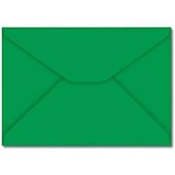 Envelope Scrity 72X108mm Visita Verde com 10 Unidades