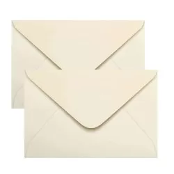 Envelope Scrity Creme 114X162 Carta com 10 Unidades