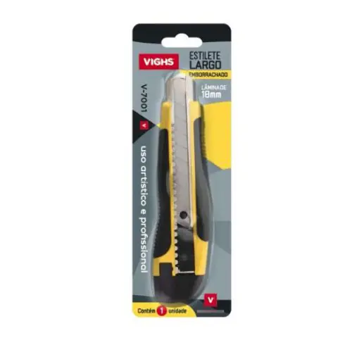 Estilete Lamina Larga Reforçado - Vighs