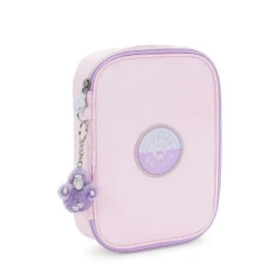 Estojo Kipling 100 Pens Sea Pink Original  Grande, Estiloso e Funcional