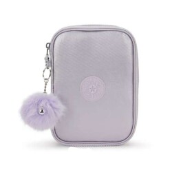 Estojo 100 Pens Lilas Metalic - Kipling