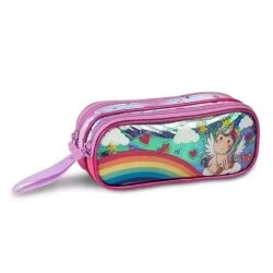 Estojo Duplo Escolar Unicornio - Clio