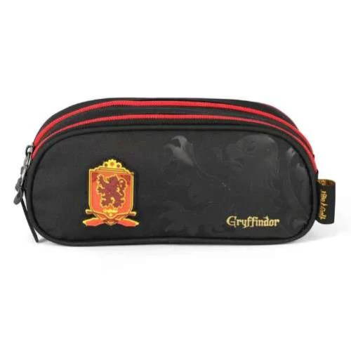 Estojo Duplo Harry Potter Preto - Lucxel