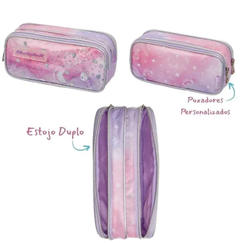 Estojo Duplo Lilica Ripilica Lumina - Pacific