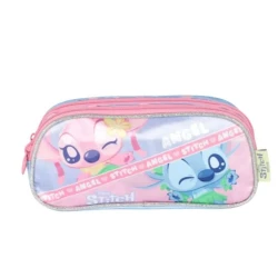 Estojo Duplo Stitch Roxo - Luxcel