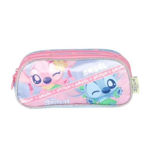 Estojo Duplo Stitch Roxa - Luxcel