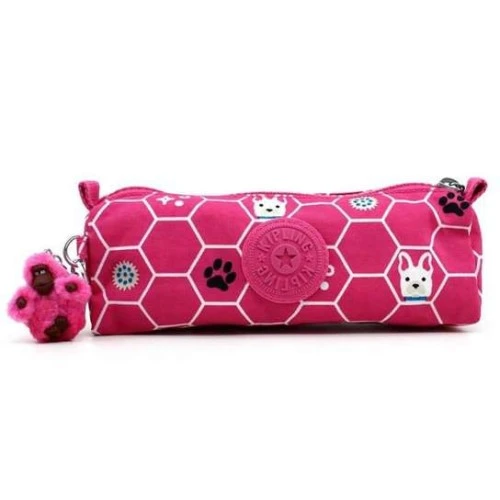 Estojo Freedom Pink Dog Tile - Kipling