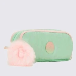 Estojo Gitroy Soft Green Met - Kipling