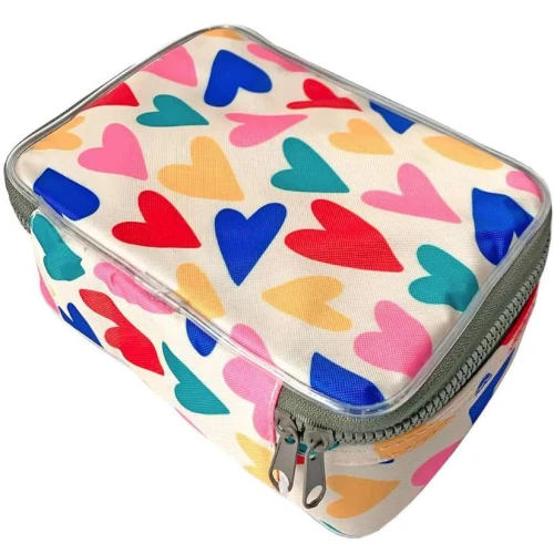 Estojo Necesser Box Coracao Colors - Vini Forte