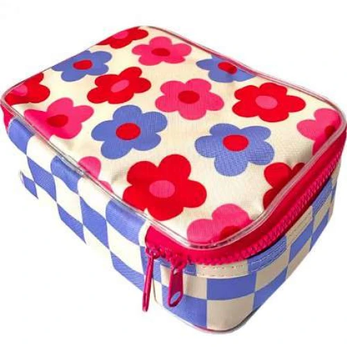 Estojo Necesser Box Flores Colors - Vini Forte