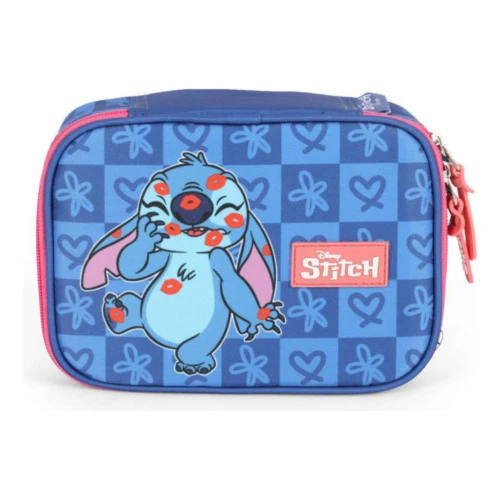 Estojo Necesser Stitch Azul - Luxcel