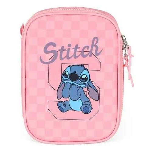 Estojo Necesser Stitch Lilás - Luxcel